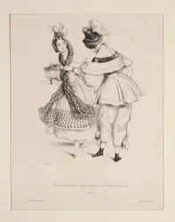 Originele travesties voor de bals van 1834. Nr. 3 en 4.