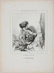 The Baby in Saint-Giles, uit Masques et Visages
