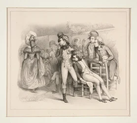 Een mooie vrouw in 1790