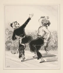 Een menuet.
