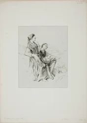 Zonder titel (Twee Baskische meisjes)