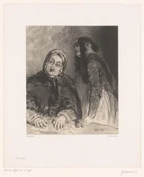 Waarzegster met kaarten