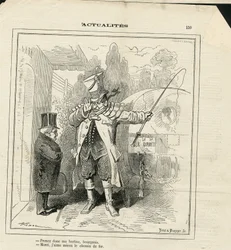 Illustratie van Hadol (1835-1875) in Le Charivari