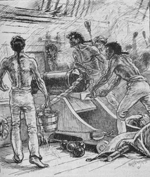 De Koninklijke Soevereinen Bleven Bij Hun Kanonnen, en Vochten Als Duivels, 1902
