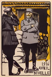 Offensief van generaal Nivelle tijdens de Slag om Verdun, april 1916