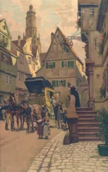 De aankomst van de postkoets