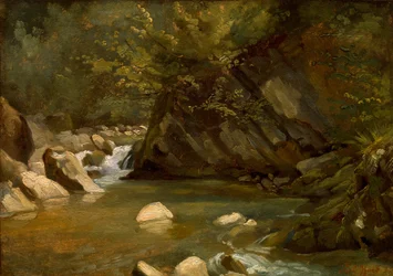 Bosbeek, ca.1840 (olieverf op doek)