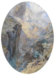 Bij Amalfi, La Vallée des Moulins, 1864