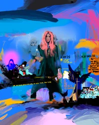 Tuin van de kraai , 2024 (digitale kunst)