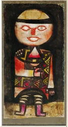 Een acteur (olieverf op doek)