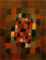 Bonte bloembed