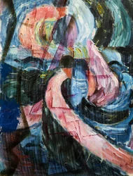 Constructie onder een waterval, een oversteek