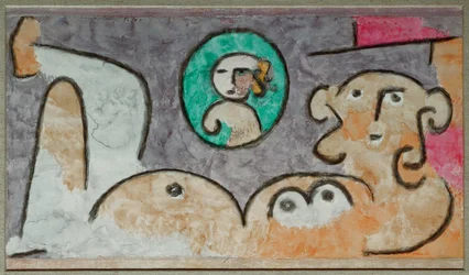 Gedanken an Nachkommenschaft - Denken aan nakomelingen (aquarel)