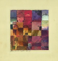Rode en witte koepels, 1914