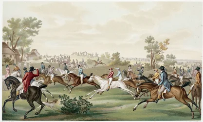 Paardenrace, begin 19e eeuw - in 