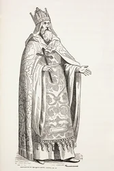 Prester John, ook bekend als Presbyter Johannes.