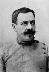 Arsene Vigeant (geb. 1842), Franse schermster gefotografeerd door Paul Nadar tussen 1880 en 1900, uit de collectie Felix Potin, 500 hedendaagse beroemdheden, Sport schermen Frankrijk