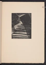 De scheiding van het licht en de duisternis, illustratie uit "Images of War... Gedichten" door Richard Aldington