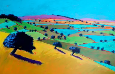 Broadway, 2024 (acryl op board)