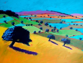 Broadway, 2024 (acryl op board)
