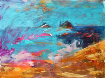 Cape Cornwall, 2021 (acryl op board)