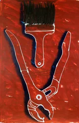 DIY 2, 2024 (acryl op papier)