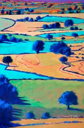Boerderij, 2024 (acryl op board)