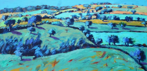 Ledbury, 2021 (acryl op board)