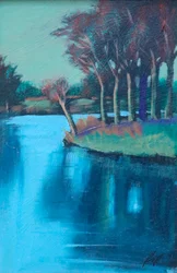 Nocturn I, 2024 (acryl op board)