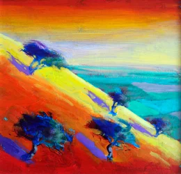 Ragged Stone, 2024 (acryl op board)