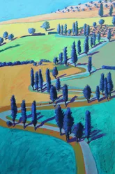 Toscane, 2021 (acryl op board)