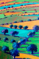 West Malvern #2 (detail), 2024 (acryl op board)