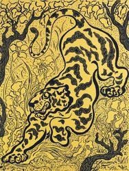 Tijger in de jungle