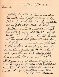Een brief van Paul Sandby, 1795 1904