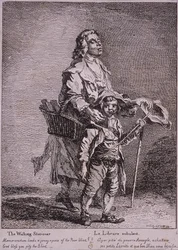 De Wandelende Boekverkoper, Cries of London, 1760
