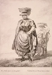 Twee oesterverkopers, Kreten van Londen, 1760