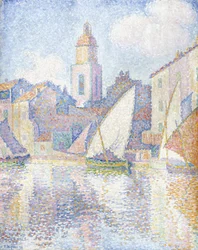 Klokkentoren in Saint-Tropez, 1896
