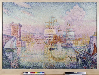 Ingang van de haven van Marseille