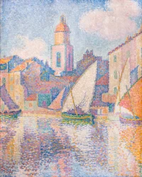De klokkentoren van Saint-Tropez