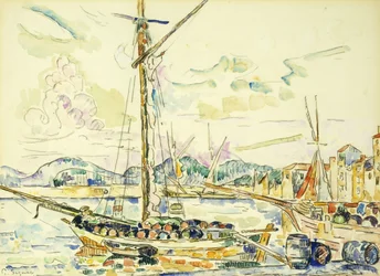 De haven van Saint-Tropez
