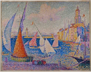 Le Quai, St. Tropez (olieverf op doek)