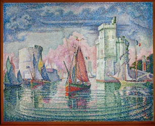 Port de La Rochelle (schilderij op doek)