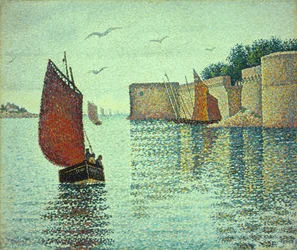 Sardineboot en de oude stad, Concarneau