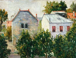 Tuin in de voorstad te Asnières, 1883