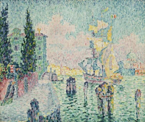 Het groene huis, Venetië, 1905