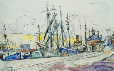 De haven van Fecamp, 1930