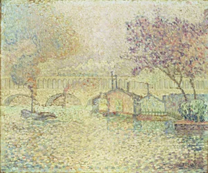 Het viaduct bij Auteuil, ca. 1900