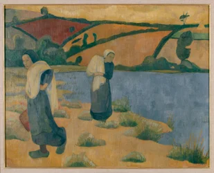 De wasvrouwen bij de Laïta, nabij Pouldu