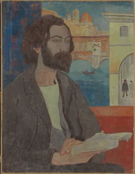 Portret van Emile Bernard in Florence
