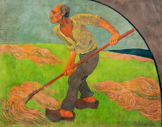 De hooimaker, eerbetoon aan Van Gogh